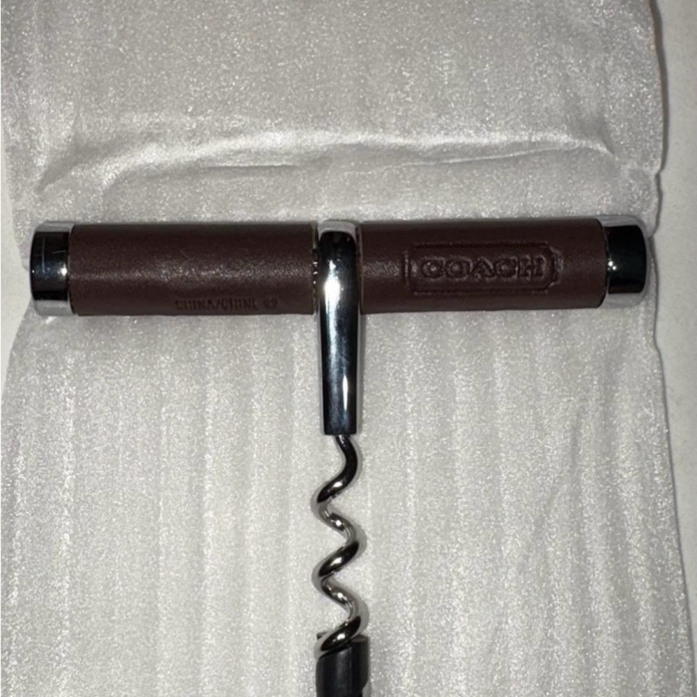 Coach Brown and Silver Corkscrew
